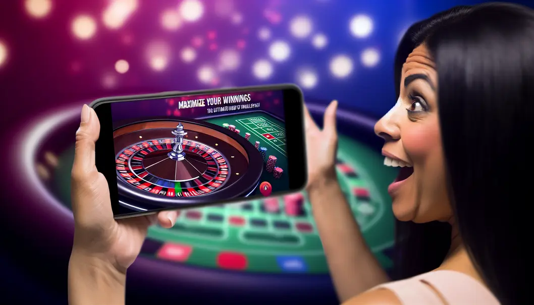 A mobile gambler reviewing RTP percentages on their device to understand expected long-term payouts.