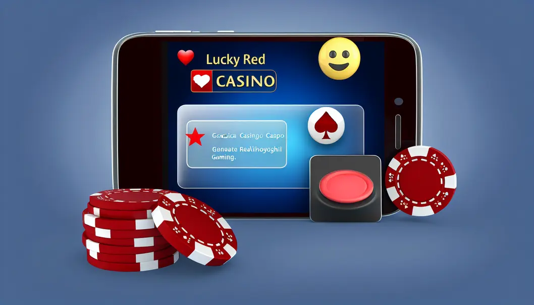 An overview of Lucky Red Casino’s game interface and user experience, highlighting the variety of game options.