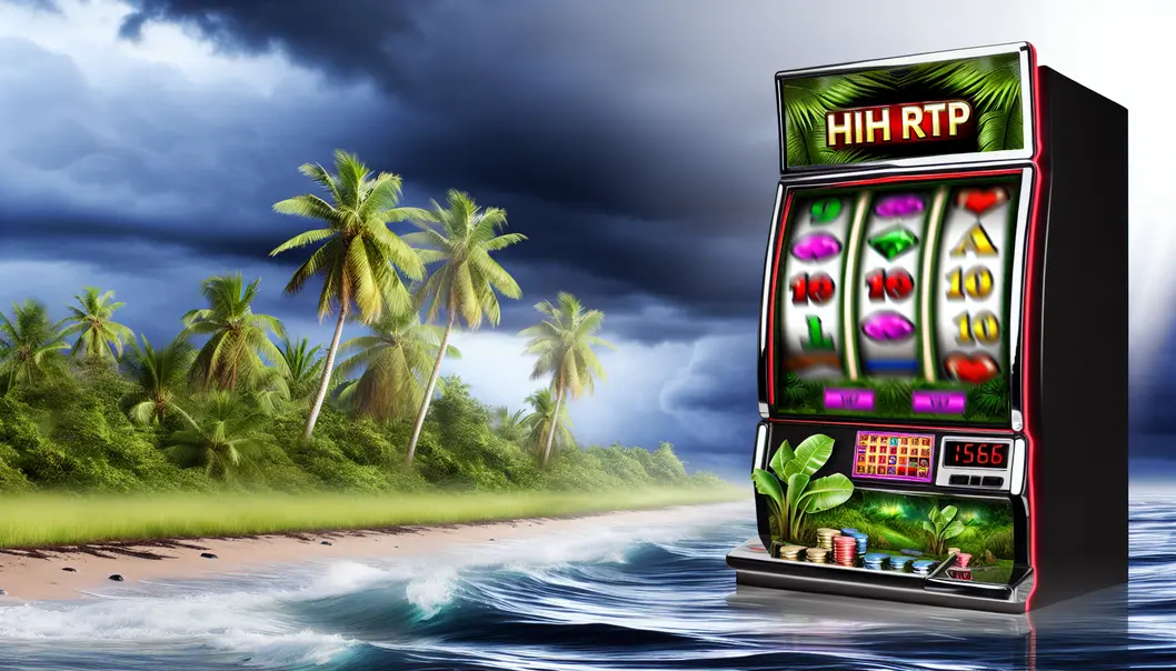A realistic depiction of a mobile Fomototo slot game emphasizing high RTP and Indonesian player engagement.