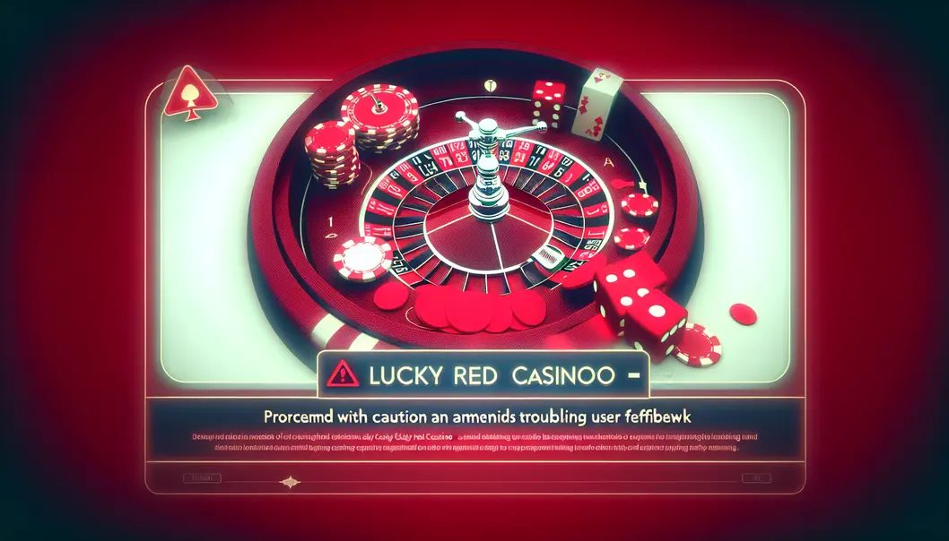 An overview of Lucky Red Casino’s game interface and user experience, highlighting the variety of game options.