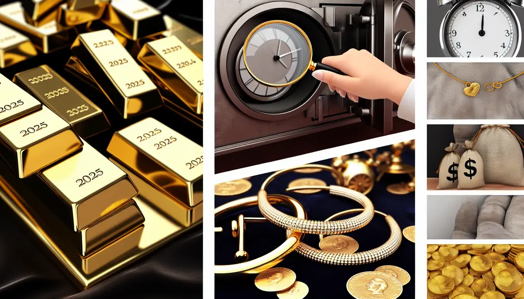 A jewelry store in India displaying gold prices, highlighting today’s gold rate of ₹9,005 per gram.