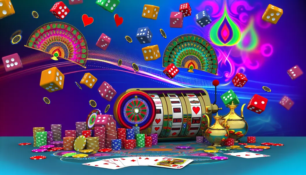 Indian mobile players engaging with online casino jackpot games, highlighting the growing popularity and cultural integration.
