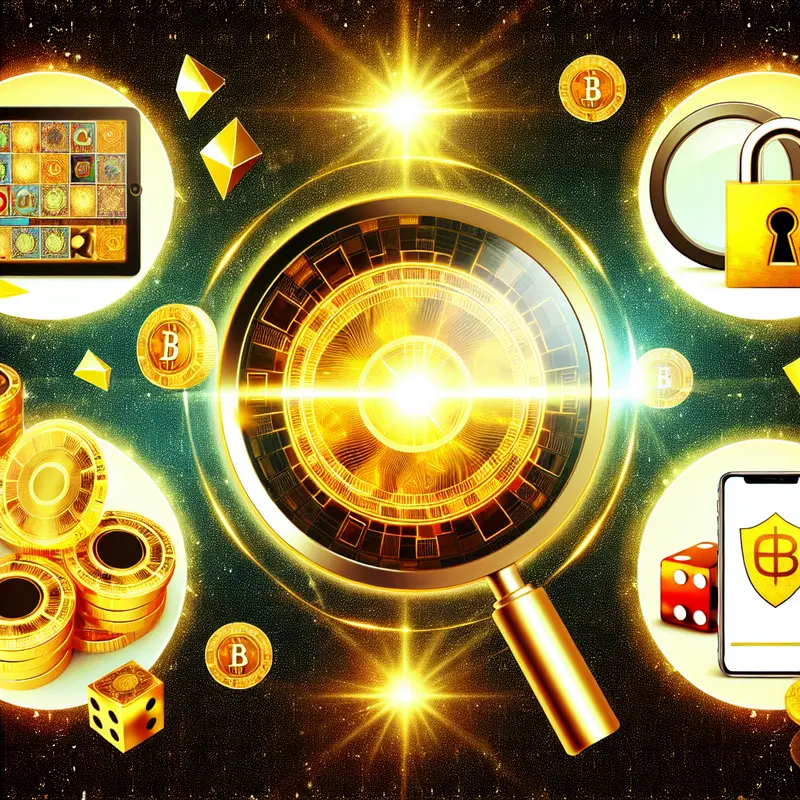 A mobile casino interface with swirling crypto coins and digital locks symbolizes Stake's crypto betting appeal and security focus.