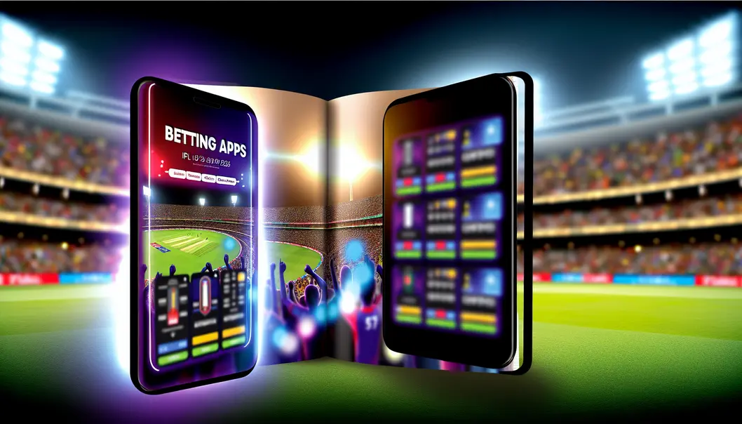 Checklist of features for IPL 2025 betting apps showcasing security, payment, and cricket-specific icons.