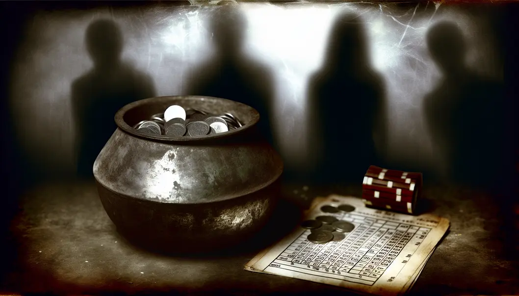 A traditional clay Matka used in Indian gambling games, symbolizing its historical roots and origins.