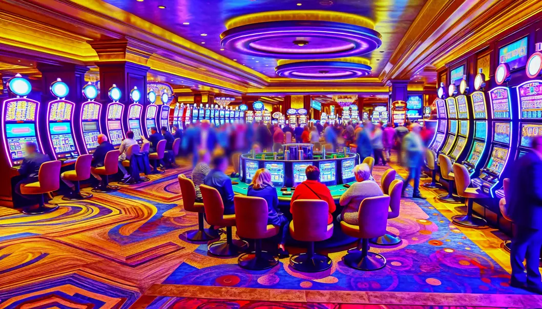 A mobile screen showcasing BetUS’s variety of casino games from top providers, emphasizing its extensive game floor.