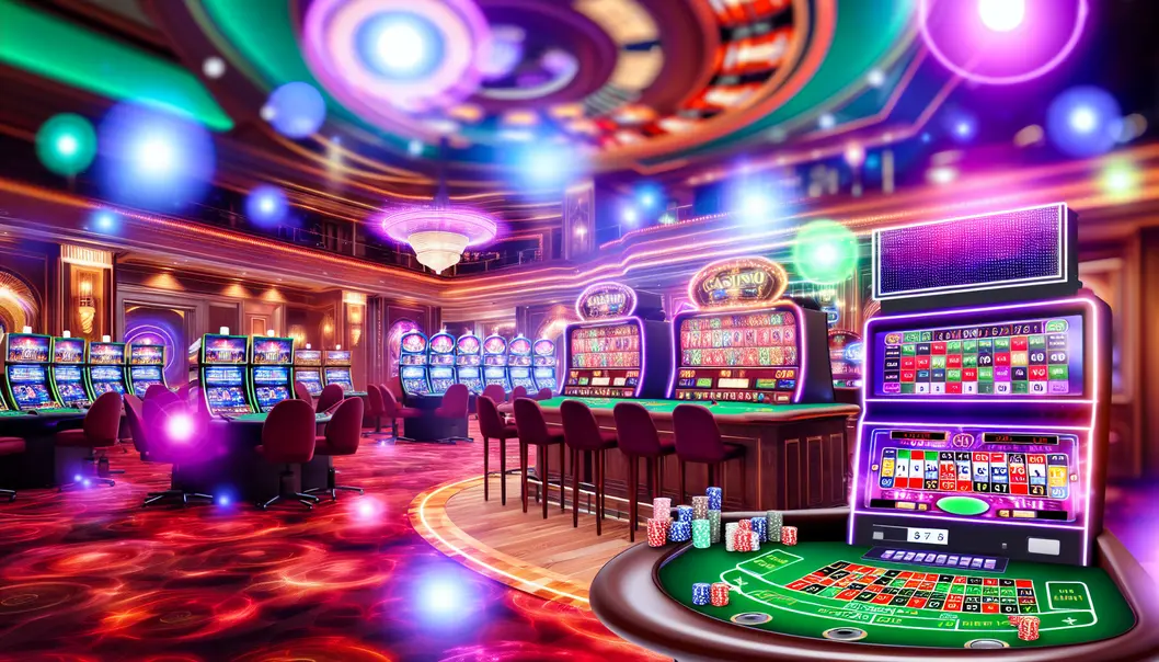 A mobile screen showcasing BetUS’s variety of casino games from top providers, emphasizing its extensive game floor.